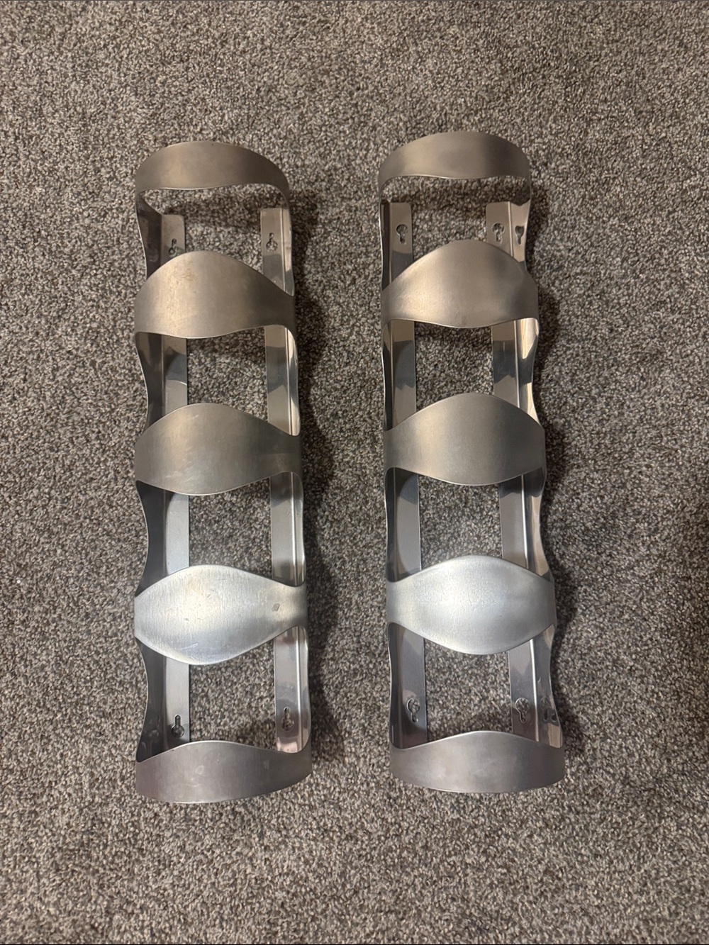 Vintage discontinued Ikea wall mounted wine racks- pair